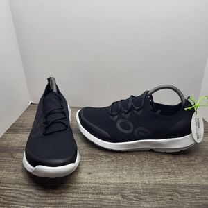 Oofos OOmg Sport LS Low Shoe Men's Size 10 Black White New